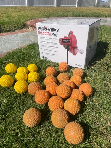 Heater Power Alley Pro Real Baseball Pitching Machine (Used)