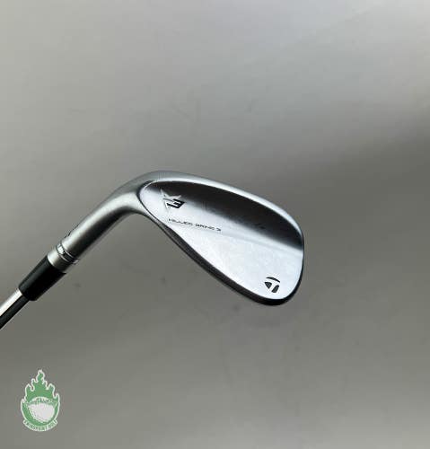 Left Handed TaylorMade Milled Grind 3 Chrome SB 52*-09 Stiff Steel Golf Club