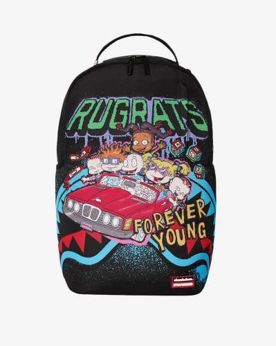Sprayground Rugrats Forever Young Backpack Unisex Black Adjustable Strap SPR254