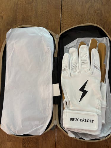 Bruce Bolt Large Batting Gloves (New)