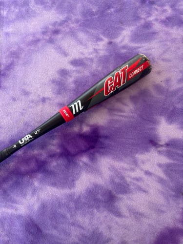2023 Marucci CAT Connect Hybrid Bat USABat Certified (-11) Hybrid 16 oz 27" (Used)