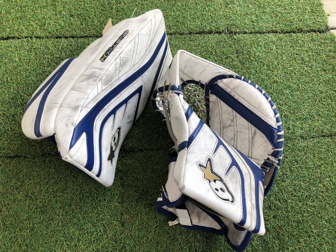 Junior Brian's G-Netik X Series Goalie Glove & Blocker Regular (Used)