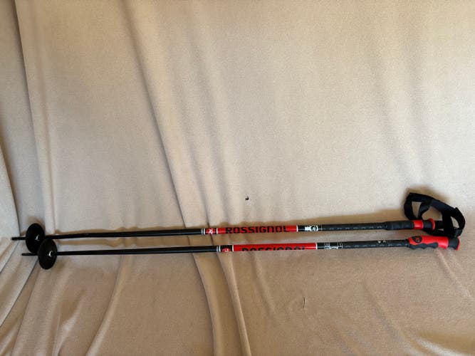 50in (125cm) Rossignol All Mountain Poker Pro Ski Poles (Used)