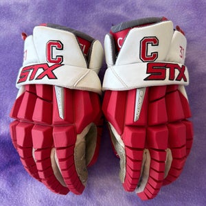 Cornell STX RZR Gloves - All Red w/ Little White #31
