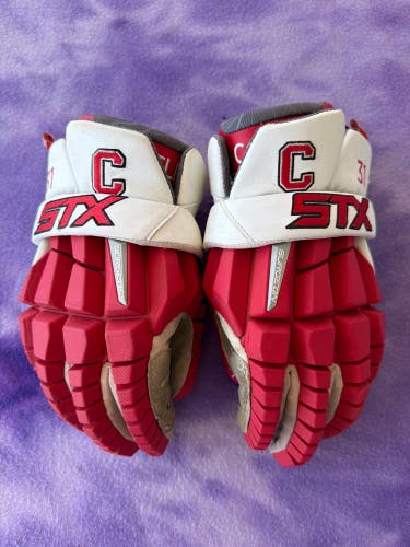 Cornell STX RZR Gloves - All Red w/ Little White #31