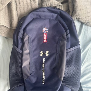 Blue Men's Large/Extra Large Under Armour Backpack  USA. UA Hustle 6.0