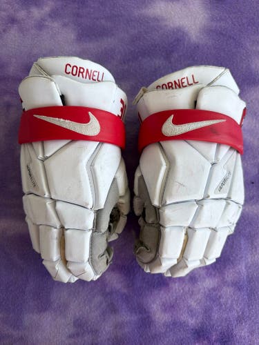 Cornell Nike Vapor Elite Gloves - Mainly White w/ Little Red #31