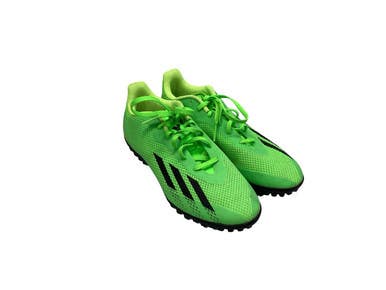 Used Adidas Soccer Turf Shoes Neon Green Senior 9.5 11347-s000271180