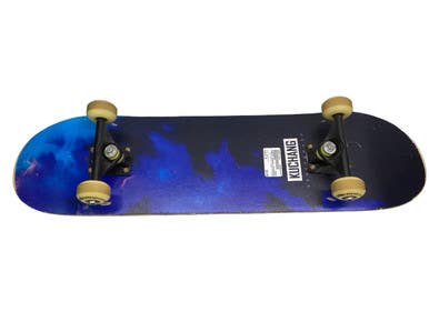 Used Burning Kuchang Skateboard Complete Skateboard Royal Blue 8" 11347-s000271182