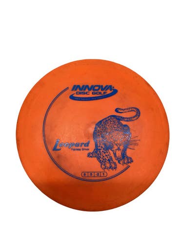 Used Innova Dx Leopard Disc Golf Driver Orange 11347-s000271169