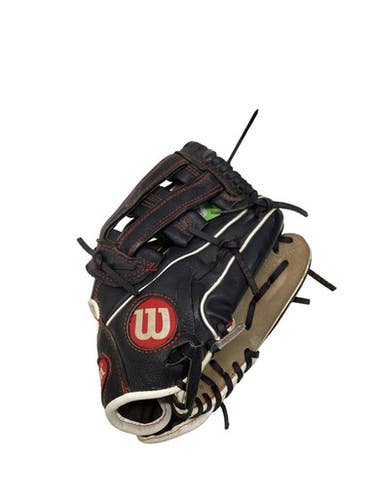 Used Wilson A450 A04rb2211 Bb Sb Glove Rh Throw Black 11" 11347-s000271150