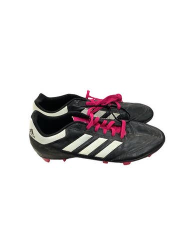 Used Adidas Soccer Cleats Blk Pnk Wht Soccer Cleats Black Senior 6 11347-s000271119