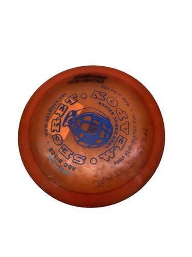 Used Abc Disc Secret Weapon Disc Golf Driver Orange 11347-s000271095