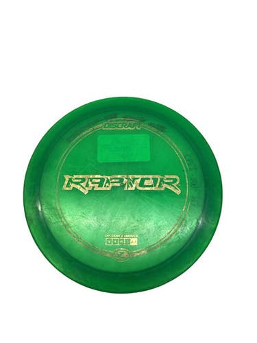 Used Discraft Raptor Distance Driver Green Disc Golf Driver Green 11347-s000271082