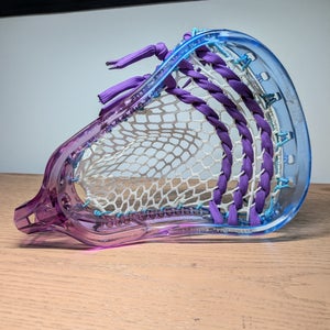 Clear Purple and Blue Fade Fresh Stringing Widened RC1 Head (New)
