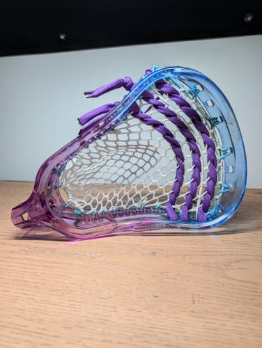 Clear Purple and Blue Fade Fresh Stringing Widened RC1 Head (New)