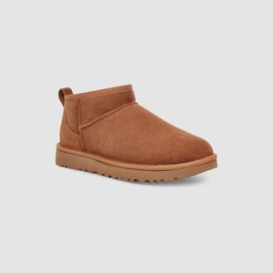 Ugg Classic Ultra Mini 1116109-CHE Women's 8B Chestnut Suede Ankle Boots HAM571
