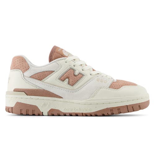 New Balance 550 BBW550PF Sneaker Women's 10 Sea Salt Pink Lifestyle Shoes HAM574