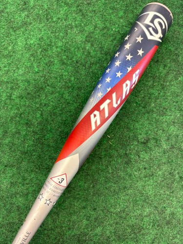 2025 Louisville Slugger Atlas Patriot Alloy Bat BBCOR Certified (-3) Alloy 29 oz 32" (Used)