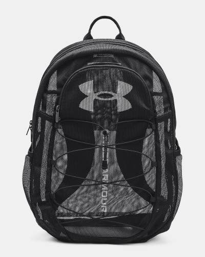 Under Armour Hustle Mesh 1372288-001 Backpack Unisex Black Laptop Sleeve JAX1661