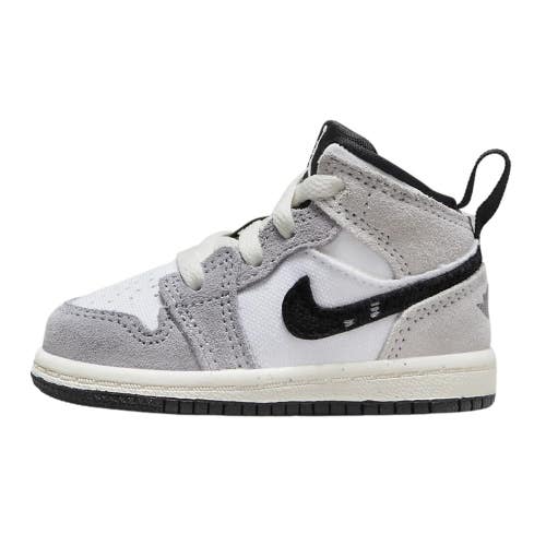 Nike Air Jordan 1 Mid SE FD9089-002 Sneaker Toddler 9C Cement Gray Shoe HTAT1318