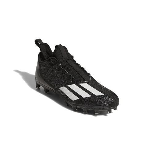 Adidas Adizero Scorch GW5071 Mens 15 Black White Molded Football Cleats HTAT1330