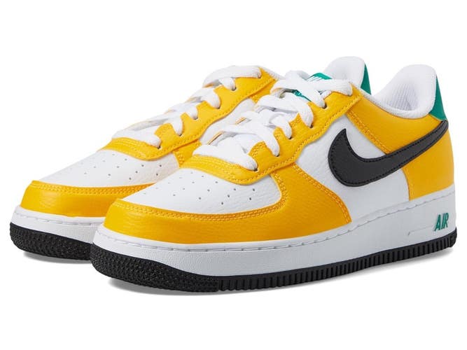 Nike Air Force 1 Low FN8008-700 Sneaker Kids 6.5 Yellow Lifestyle Shoes HTAT1301