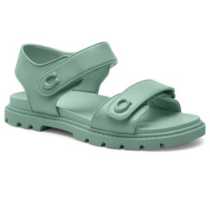 COACH Brynn CS094-403 Sandals Womens US 6M Aquamarine Adjustable Strap HTAT1292