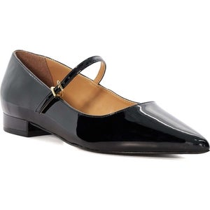 Dune London Hastas Flat Womens 8B Black Patent Leather Mary Janes Shoes HTAT1288