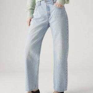 Levi's 501 Jeans Womens 31X27 By Your Side Cotton Denim Mid Rise Zip Fly JAX1677