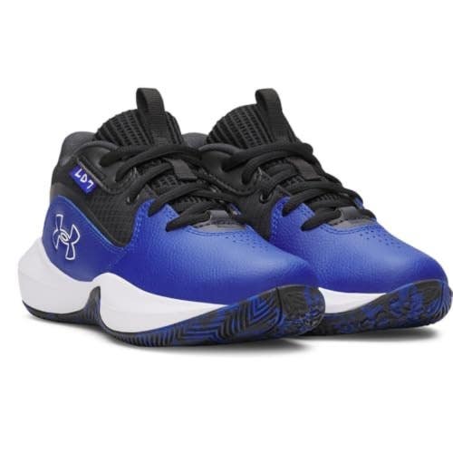 Under Armour Lockdown 7 3028514-403 Kids US 11.5 Blue Basketball Shoes Hawk2954