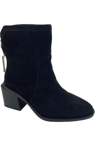 Vince Camuto Kortimy Boot Women's 8.5 M Black Verona Suede Ankle Bootie Hawk2959