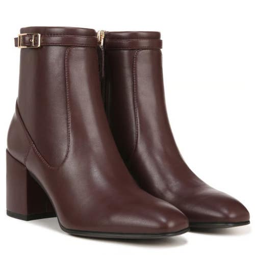Franco Sarto Tribute I7438S1600 Boots Women's 8M Brown Leather Booties LION1051