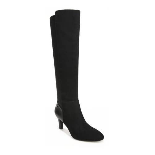 Lifestride Gracie G6347M1001 Dress Boots Women's 8.5M Black Knee-High LION1083