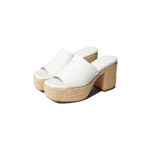 Faryl By Farylrobin Soring Sandals Womens 13 M White Leather Espadrille JOBB2256