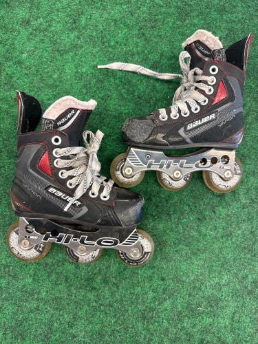 Youth Bauer Vapor X40R Inline Skates (Regular) Size 10y (Used)