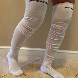 Xticca Over The Knee Compression Socks Athletic Unisex White One Size