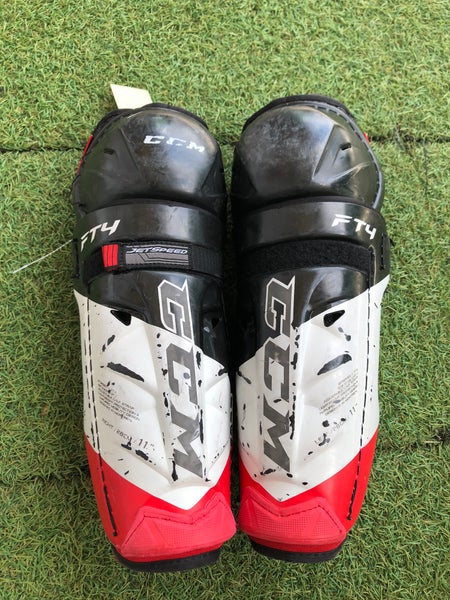 Junior CCM JetSpeed FT4 Shin Pads 11" (Used)