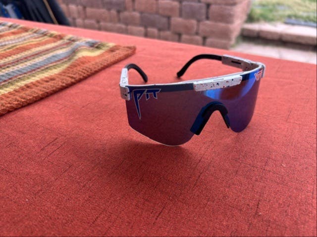 Pit Viper Absolute Freedom Polarized Double Wide Sunglasses and Case