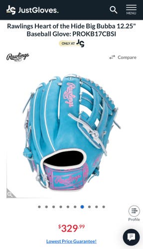 Rawlings Heart of the Hide RH Baseball Glove 12.25" (Used)