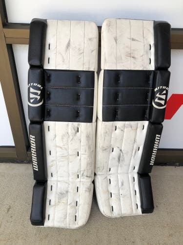 Junior 28"+1 Warrior Ritual G3 Classic Goalie Leg Pads (Used)