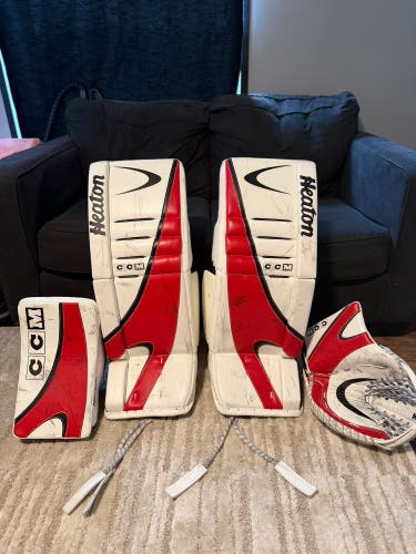 31" CCM Heaton 10 Regular Goalie Full Set (Used)