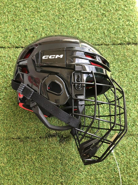 Black Medium CCM Tacks 70 Helmet (Used)