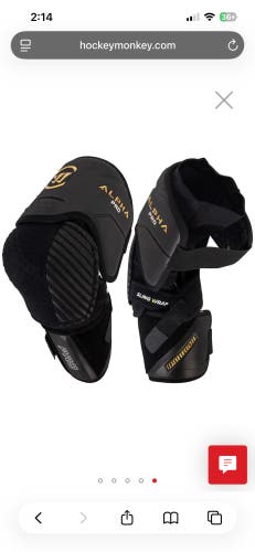 New Warrior Alpha Pro Ice hockey Elbow Pads Senior Large