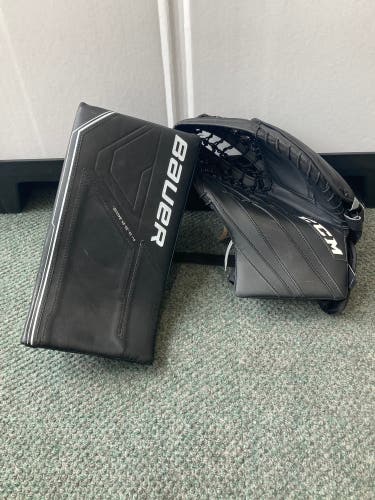 Used Intermediate CCM Eflex 5.5 Regular Goalie Glove & Supreme M5 Pro Blocker Set | GREAT CONDITION