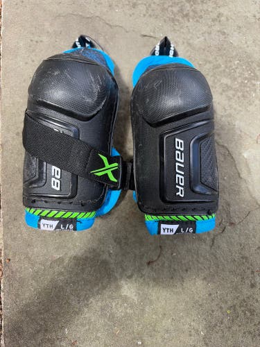 Junior Large Bauer X Elbow Pads (Used)