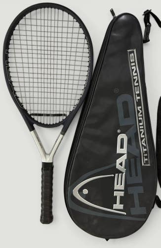 HEAD Ti.S5 Xtralong 4 3/8 Tennis Racquet  OS + Case
