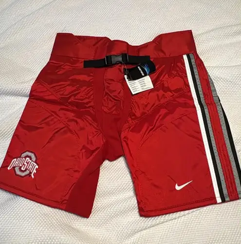 New Large Nike Bauer Ohio State Buckeyes Pro Stock Hockey Girdle Shell