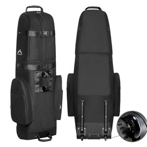 Himal Outdoors Golf Travel Bag 15”x13.5”x55” Heavy Duty Rolling Soft Side Case