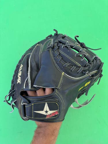 Black All Star Pro Elite RH Catcher's Baseball Glove 33"